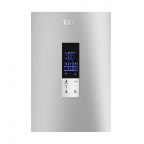 TCL RP456BLE0EE Ψυγειοκταψύκτης No Frost 201cm Inox